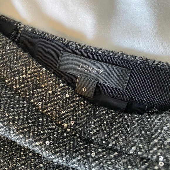 J. Crew - Tweed/Lace Pencil Skirt - Picture 2 of 5